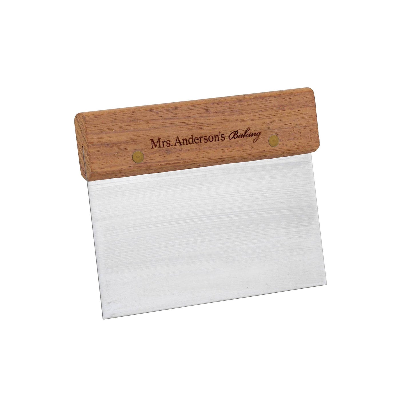 Mrs. Anderson's Baking Pastry Dough Scraper With Wood Handle - Harold Import Co.