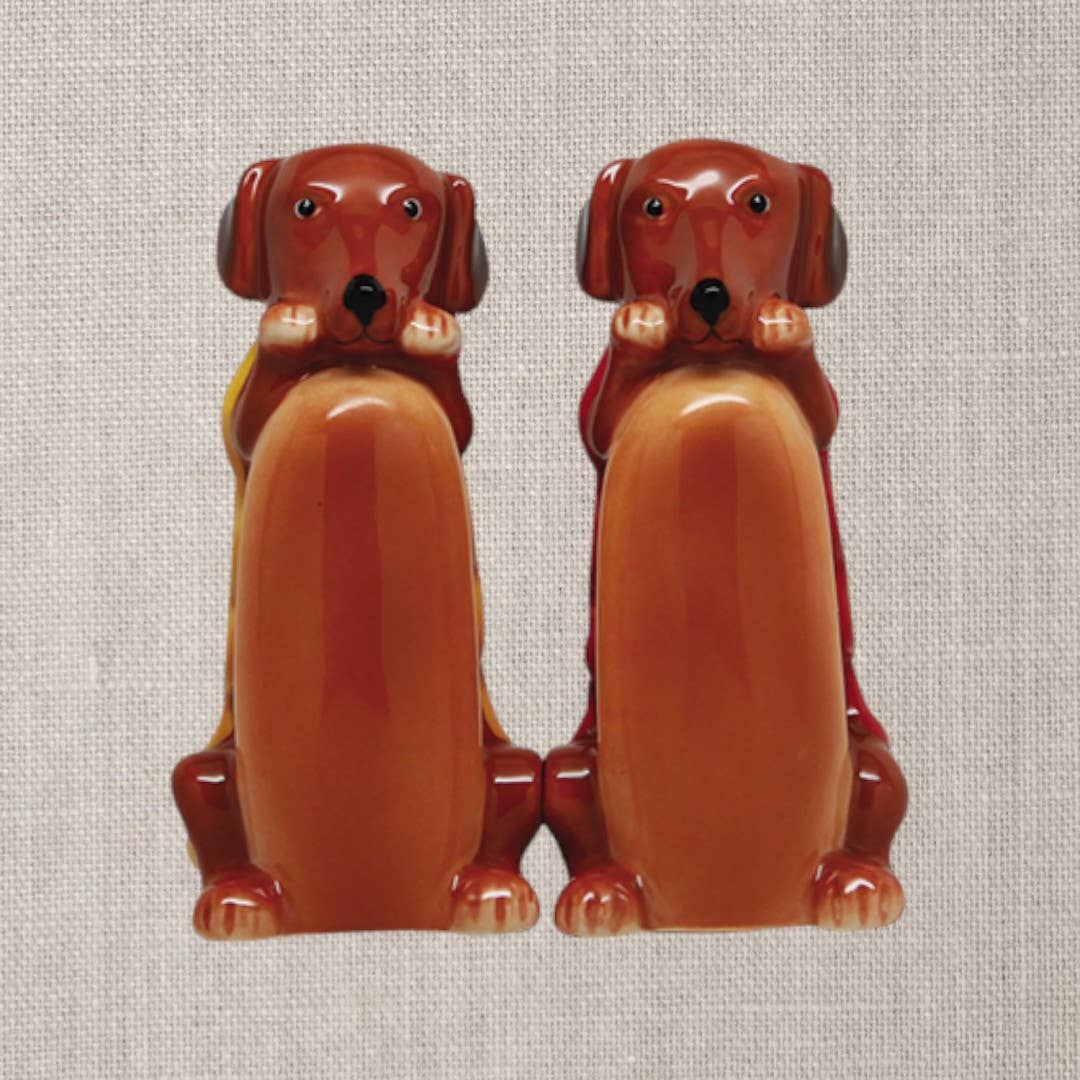 Hot Dogs Salt and Pepper Shaker Set - Pacific Trading