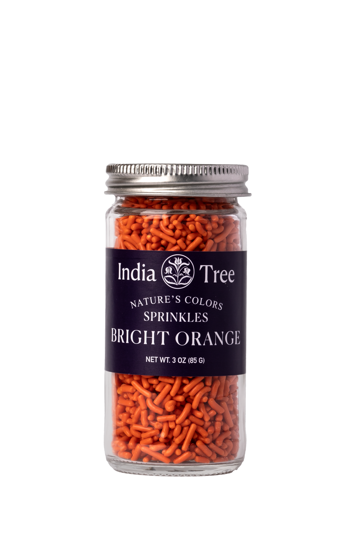 Bright Orange Sprinkles Nature's Colors - India Tree