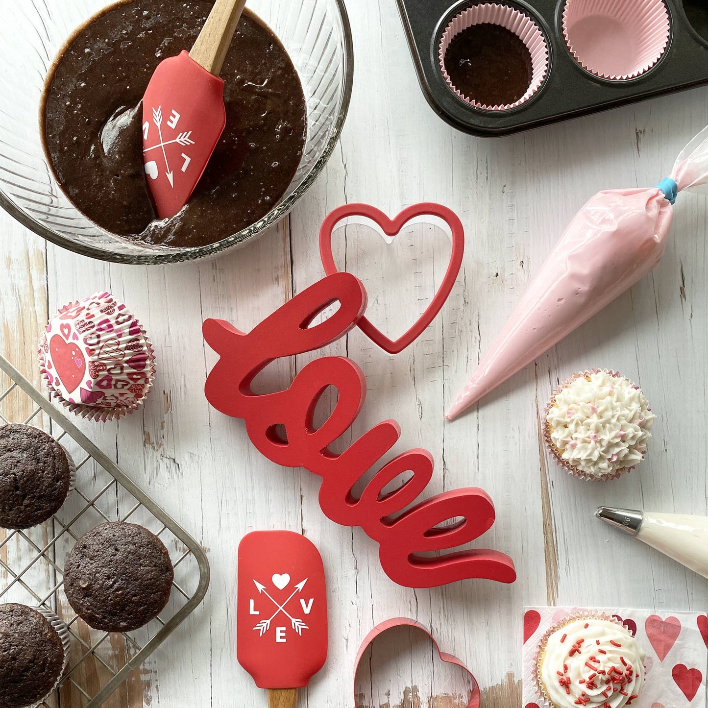 Valentine Cupcake Liners /50 - R&M International