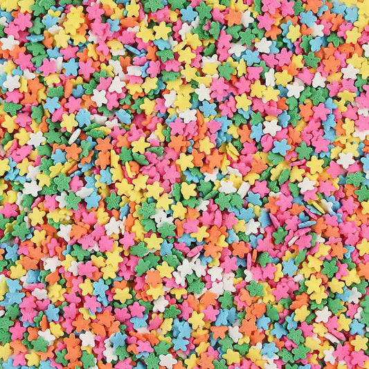 Multicolor Daisy Flower Blend Sprinkles