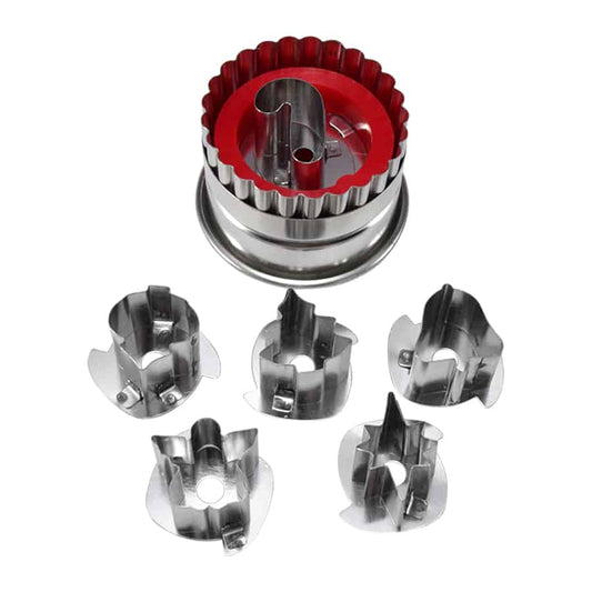 Christmas Linzer 6 PC Cookie Cutter Set - R&M International