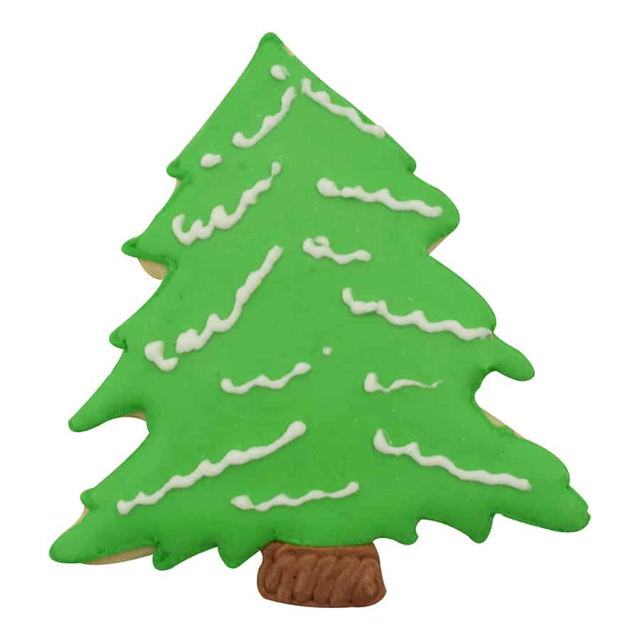 Green Christmas Tree Cookie Cutter, Green Polyresin, 3.5" - R&M