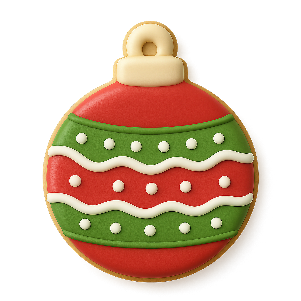 Ornament Round Cookie Cutter 3.75"