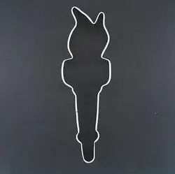 Olympic Torch Cookie Cutter, 5"