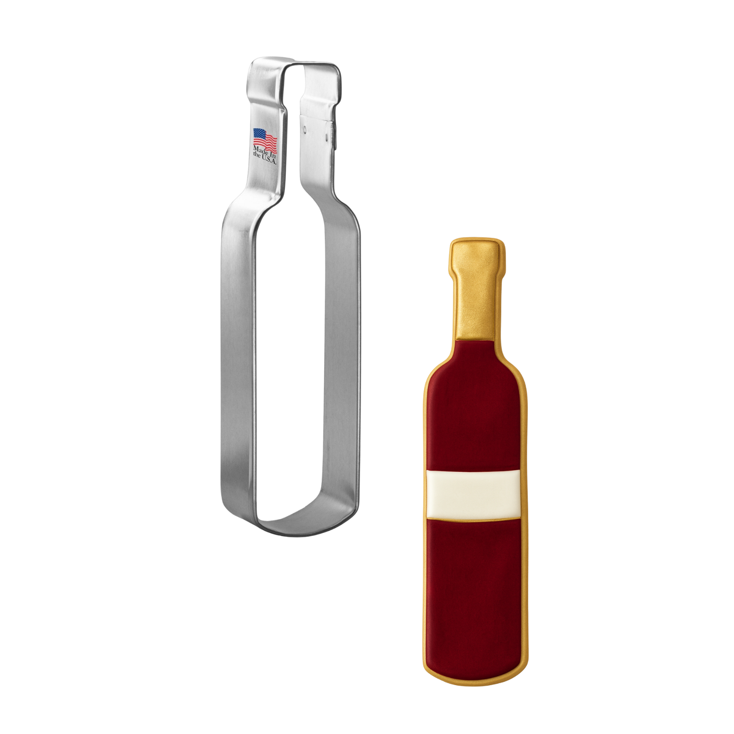 Wine Bottle Cookie Cutter (5")