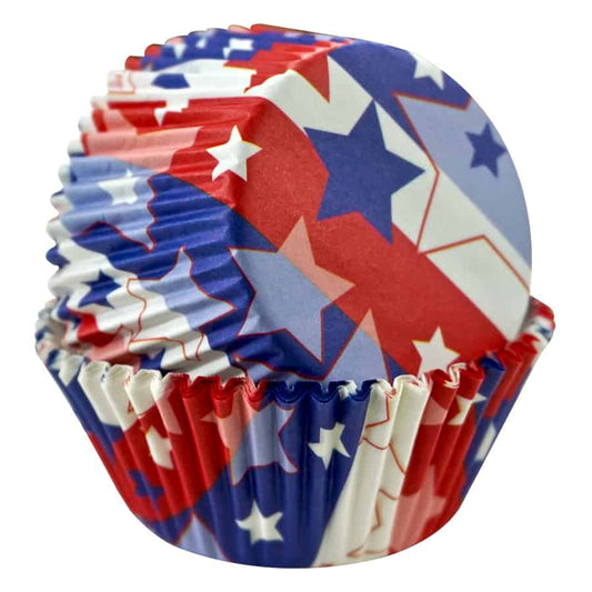 Cupcake Liners Patriotic /50 - R&M International