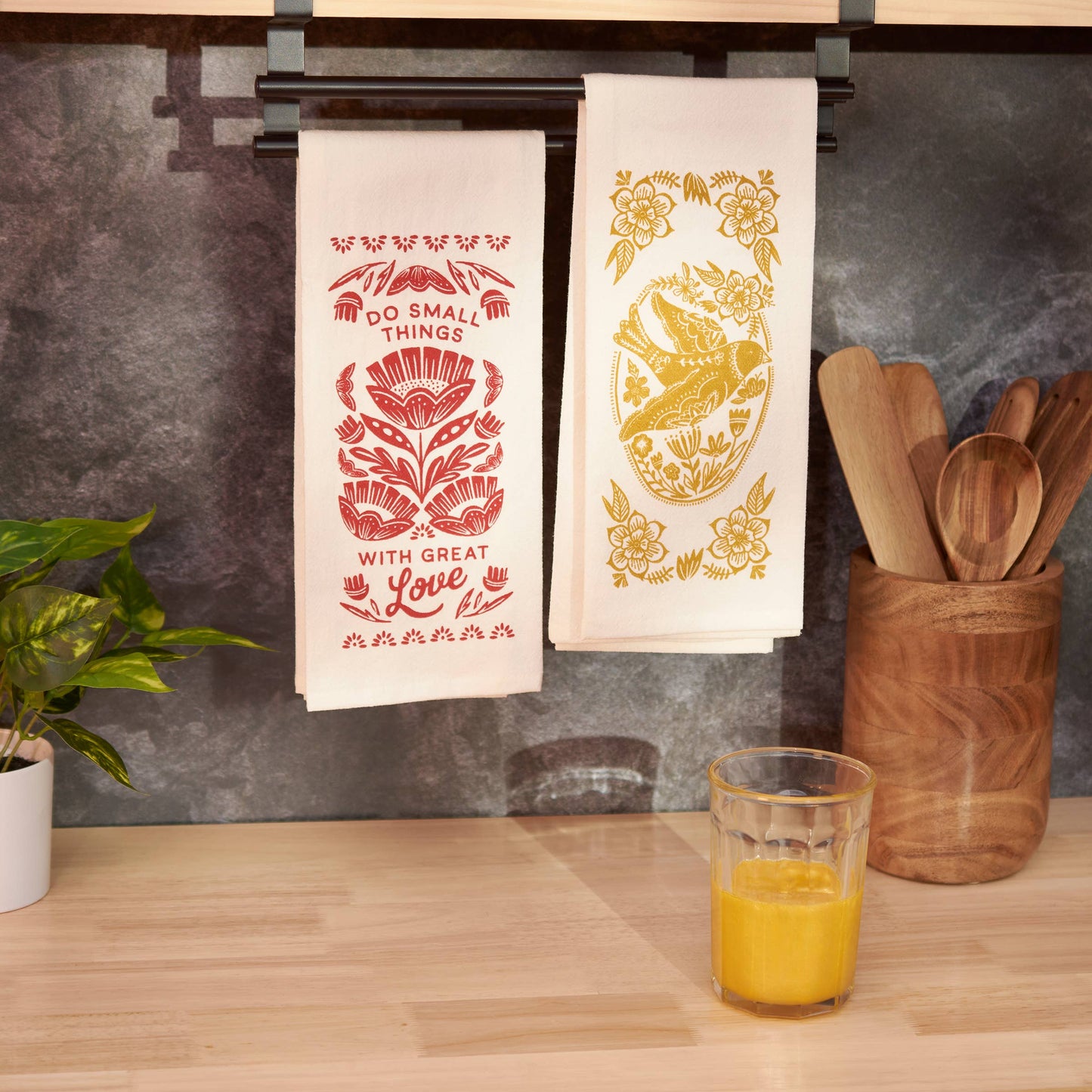 Great Love Kitchen Towel - Primitives by Kathy
