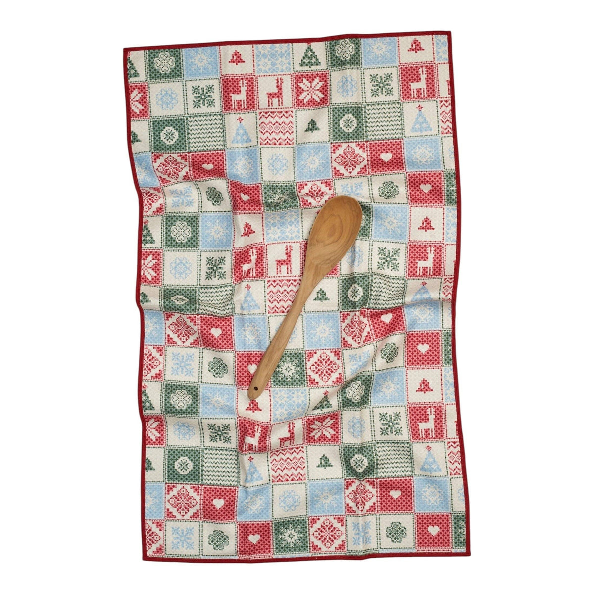 Once Again Home Co. - Anywhere Towel Reversible - Signature Arctic Cross Stitch