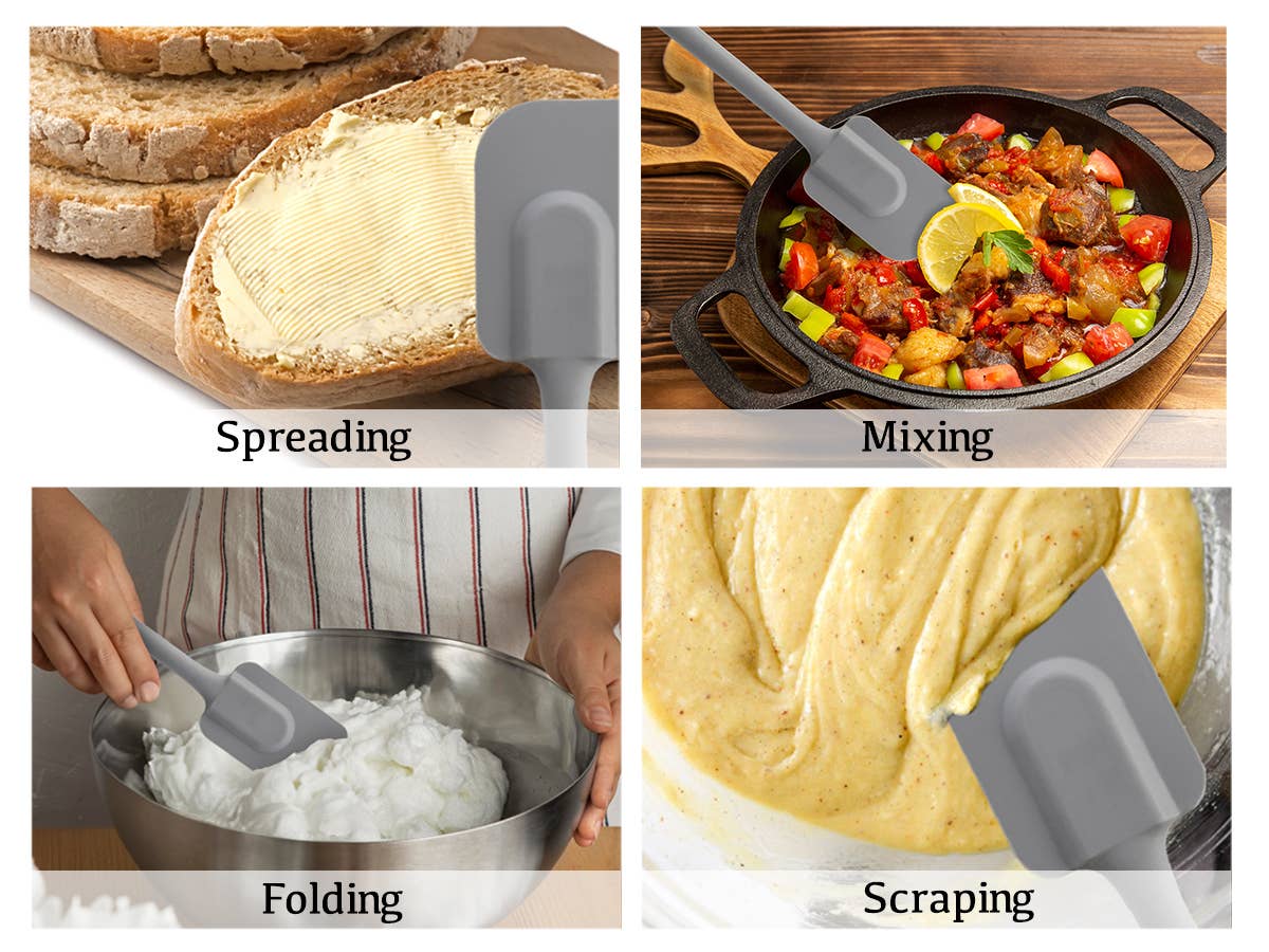 Mrs. Anderson's Baking Silicone Spatula, 10in - HIC Kitchen