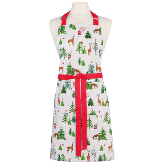 Santa's Reindeer Christmas Chef Apron- Now Designs by Danica