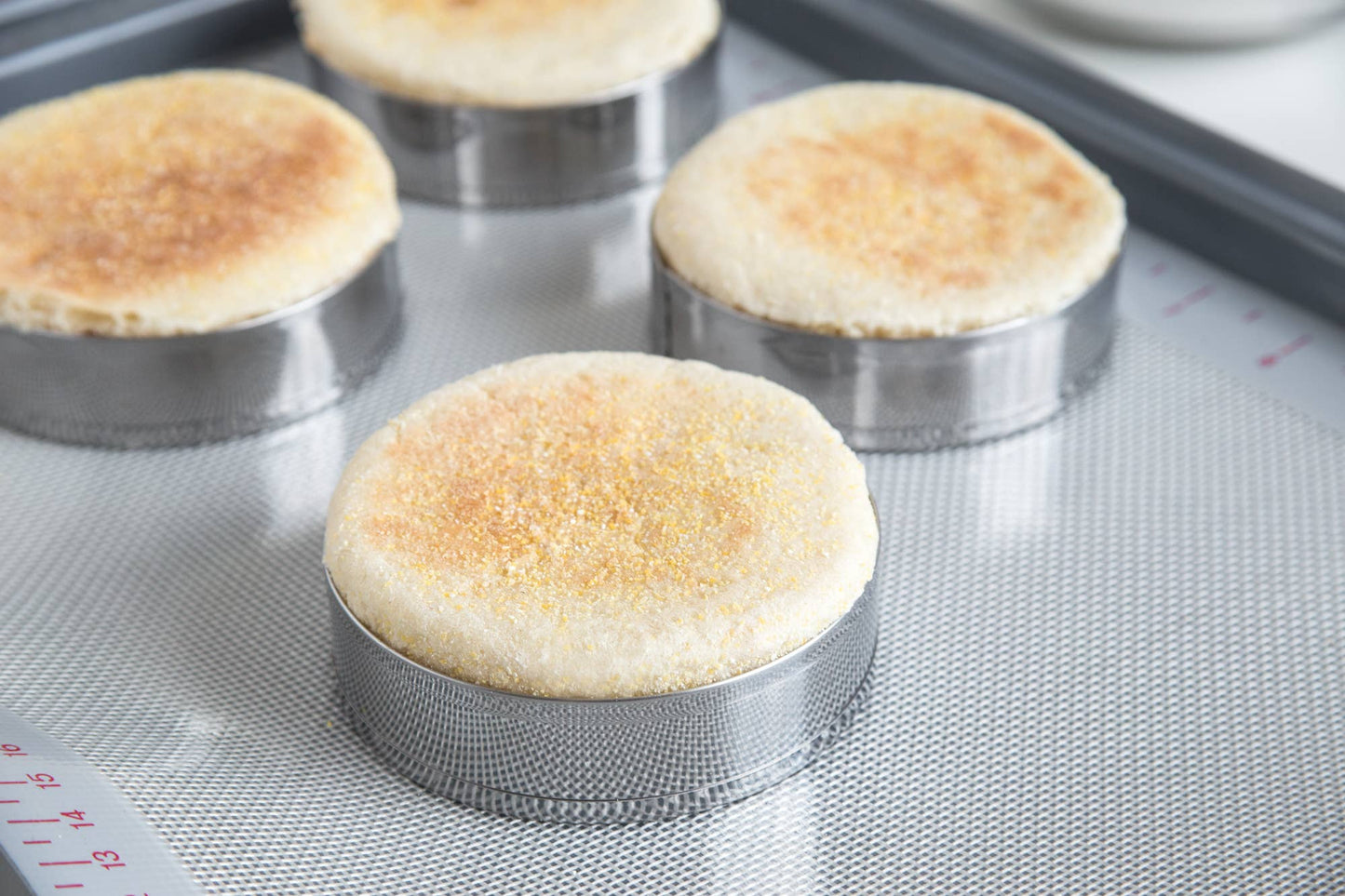 English Muffin Rings, Set of 4, 3.75"