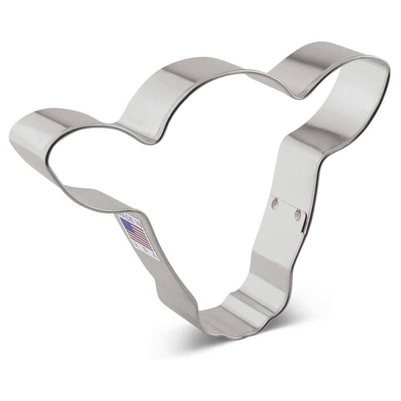 Cute Cow Face Cookie Cutter, 4.5"- Ann Clark