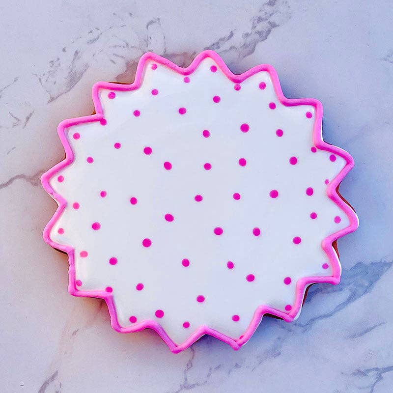 Sun/ 4" Fluted Circle Cookie Cutter - Ann Clark