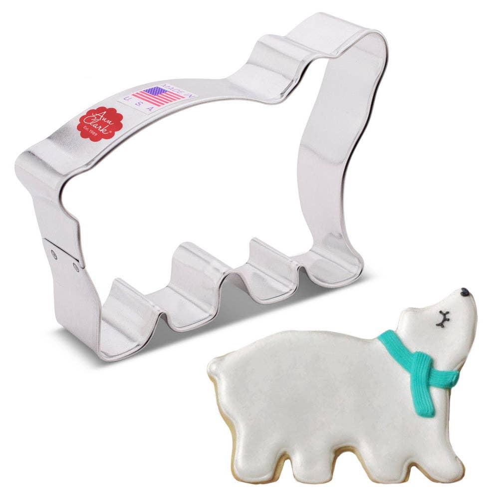 Polar Bear Cookie Cutter (4")- Ann Clark