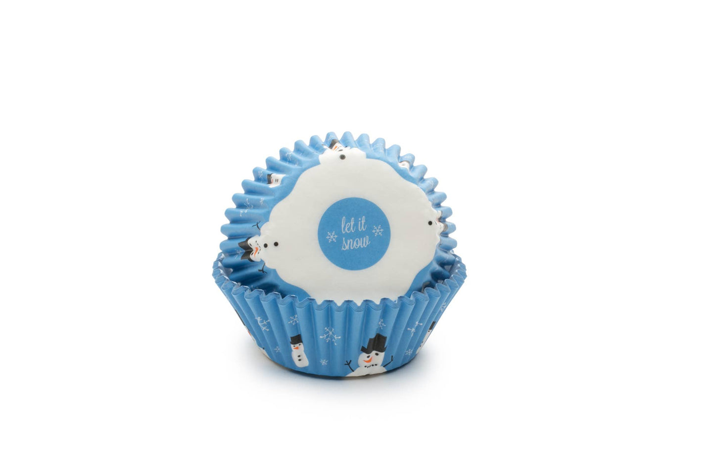 Snowman Cupcake Liners, 50 Count, 3" x 3" - Fox Run