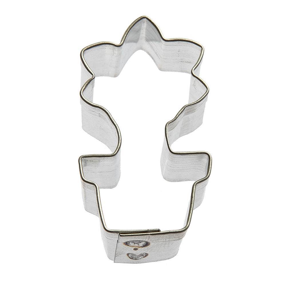 Mini Potted Flower Cookie Cutter, 1.5"