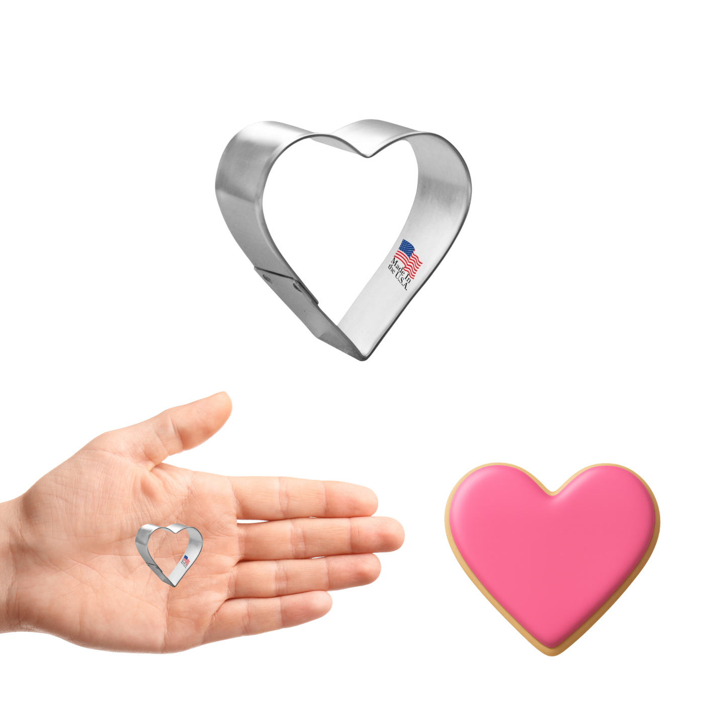 Mini Heart Cookie Cutter (1")