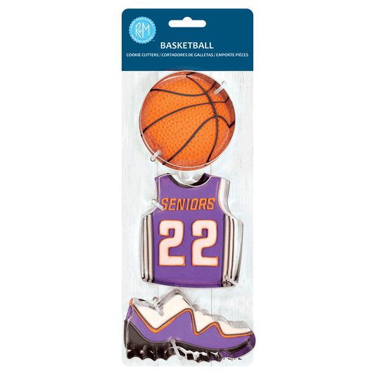 Basketball 3 PC Cookie Cutter Set - R&M