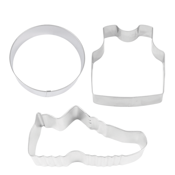 Basketball 3 PC Cookie Cutter Set - R&M