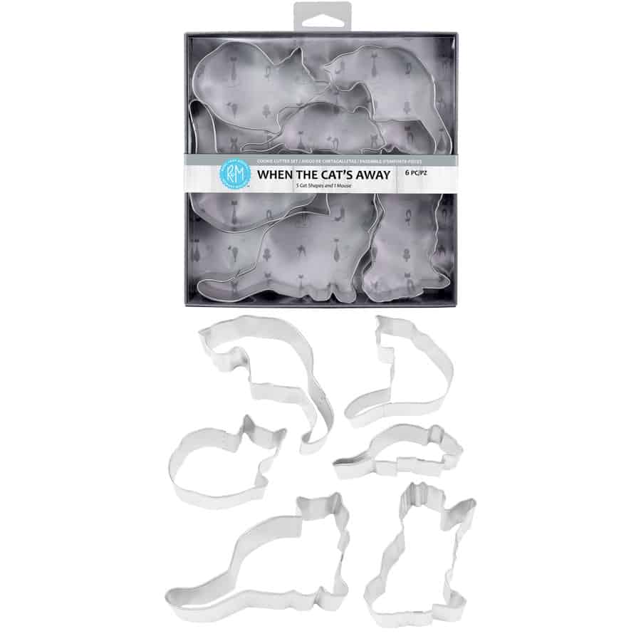 When the Cats Away 6 PC Cookie Cutter Set- R&M