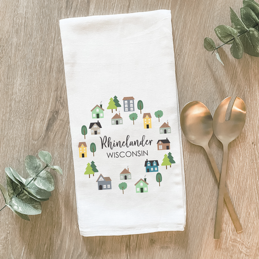 Cedarburg, Wisconsin Cotton Tea Towel- Lissi Designs