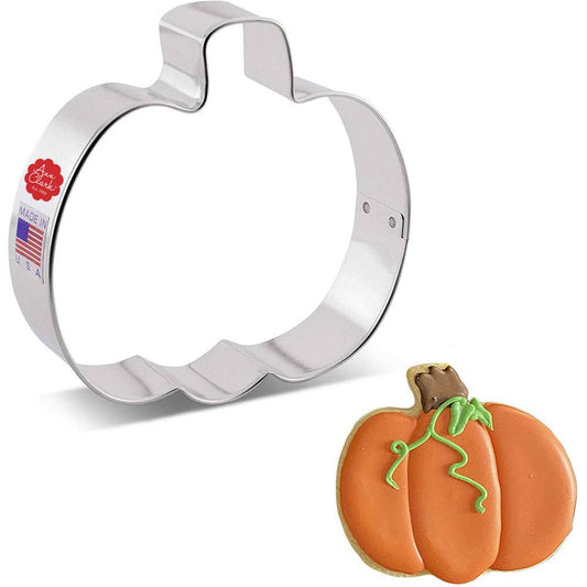 Pumpkin/Jack-o-Lantern Cookie Cutter 4" - Ann Clark