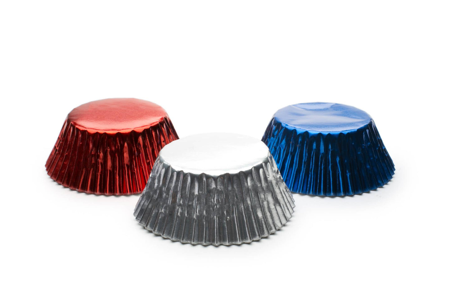 Patriotic Foil Cupcake Liners, Set of 45, 2.75"- Fox Run Brands