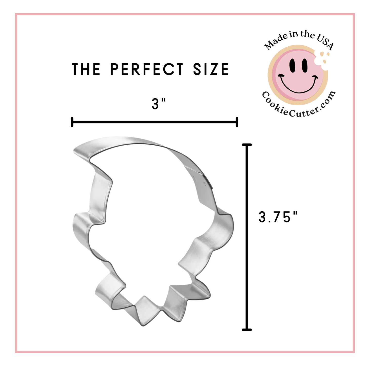 Elf Face Cookie Cutter 3.75"