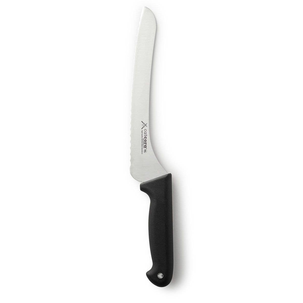 Soft-Grip Handle Offset Bread Knife, 9in- CatCora