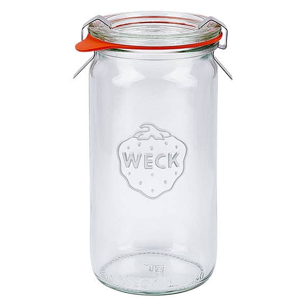 WECK® 340ml Cylindrical Glass Jar