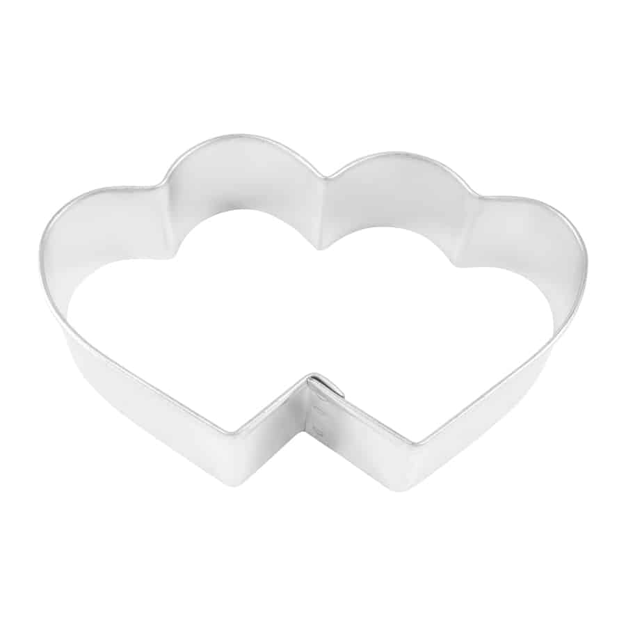 Double Heart Cookie Cutter 3.5" - R&M
