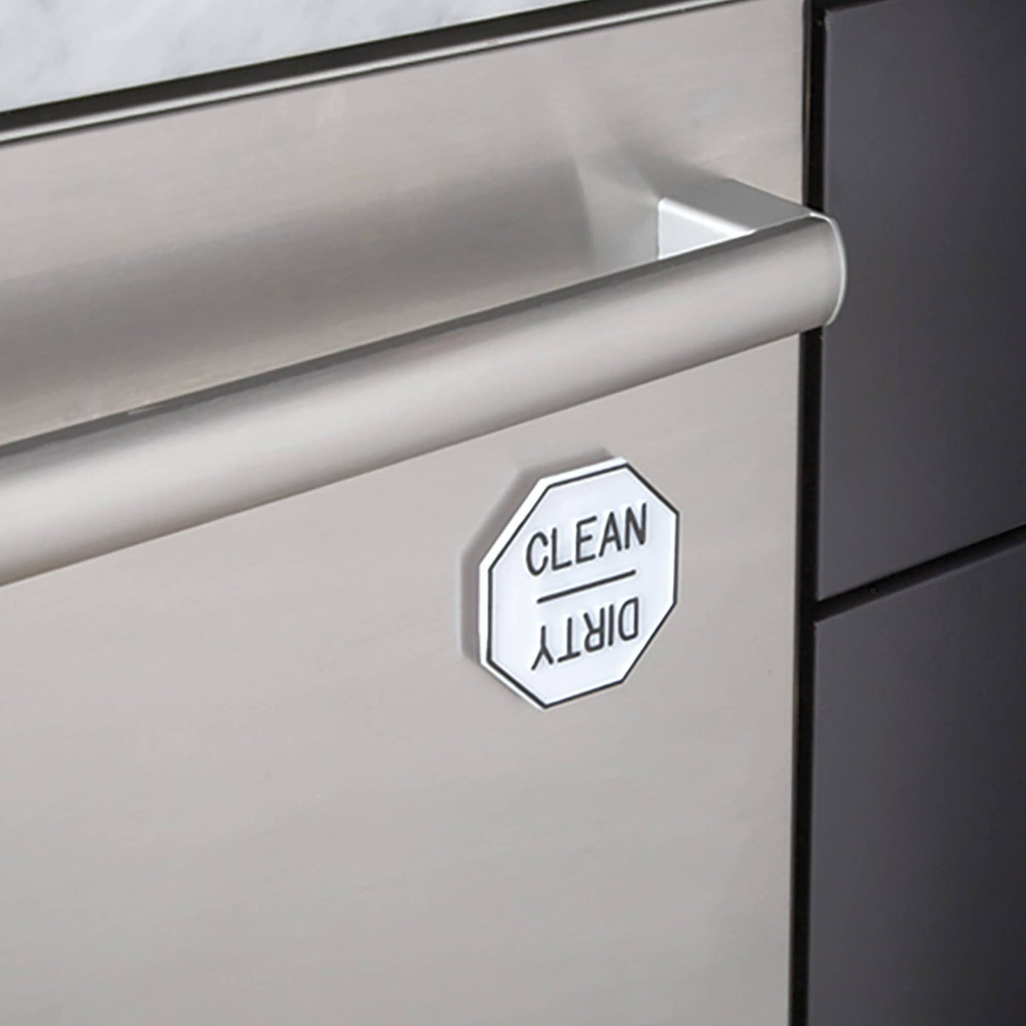 Clean or Dirty Dishwasher Magnet, 2.5" x 2.5" - Doughmakers