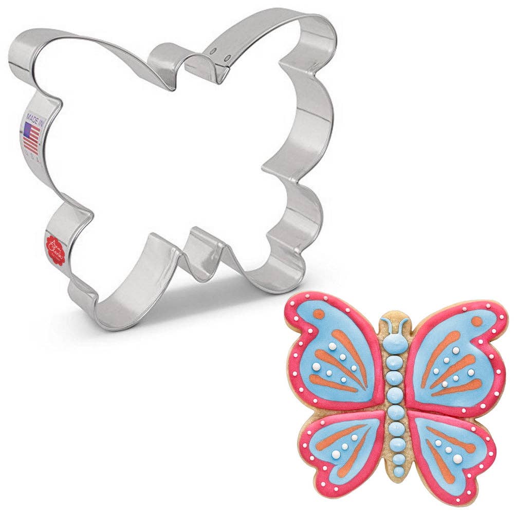 Butterfly Cookie Cutter, 4.25"- Ann Clark