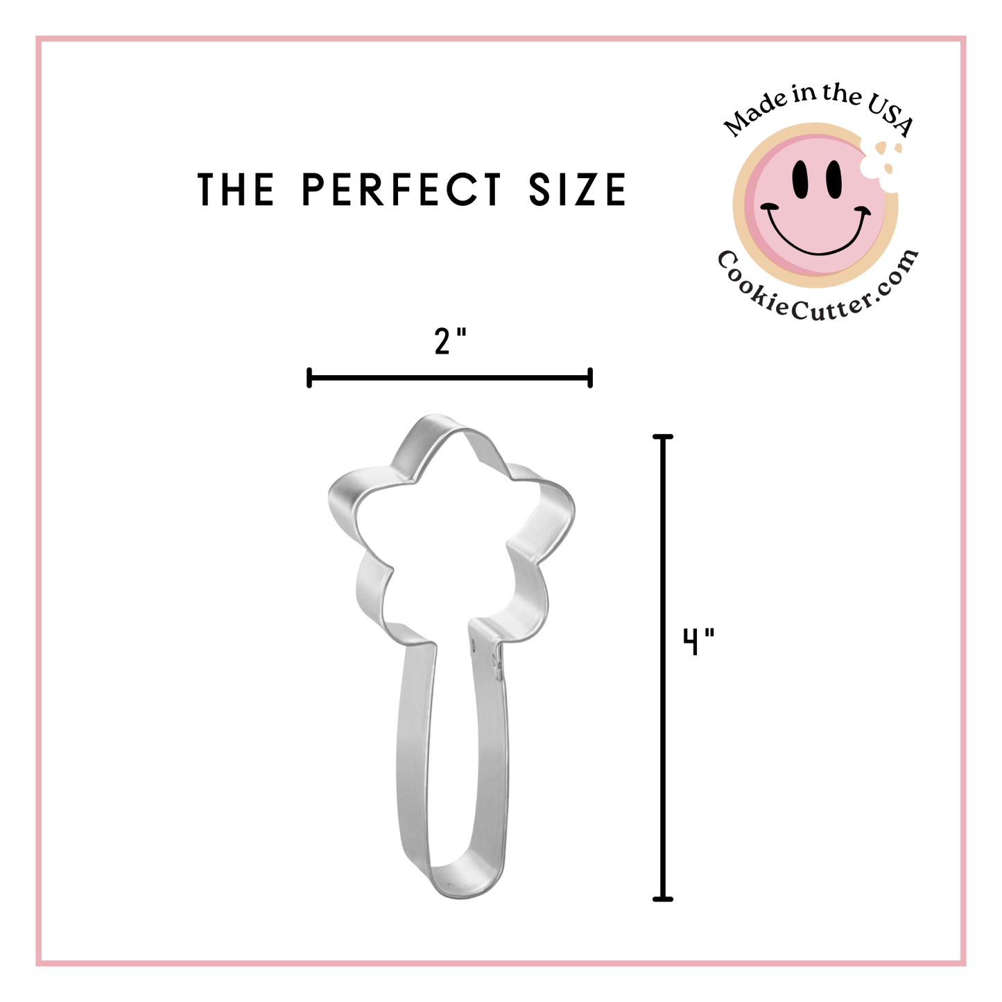 Magic Wand Cookie Cutter (4")
