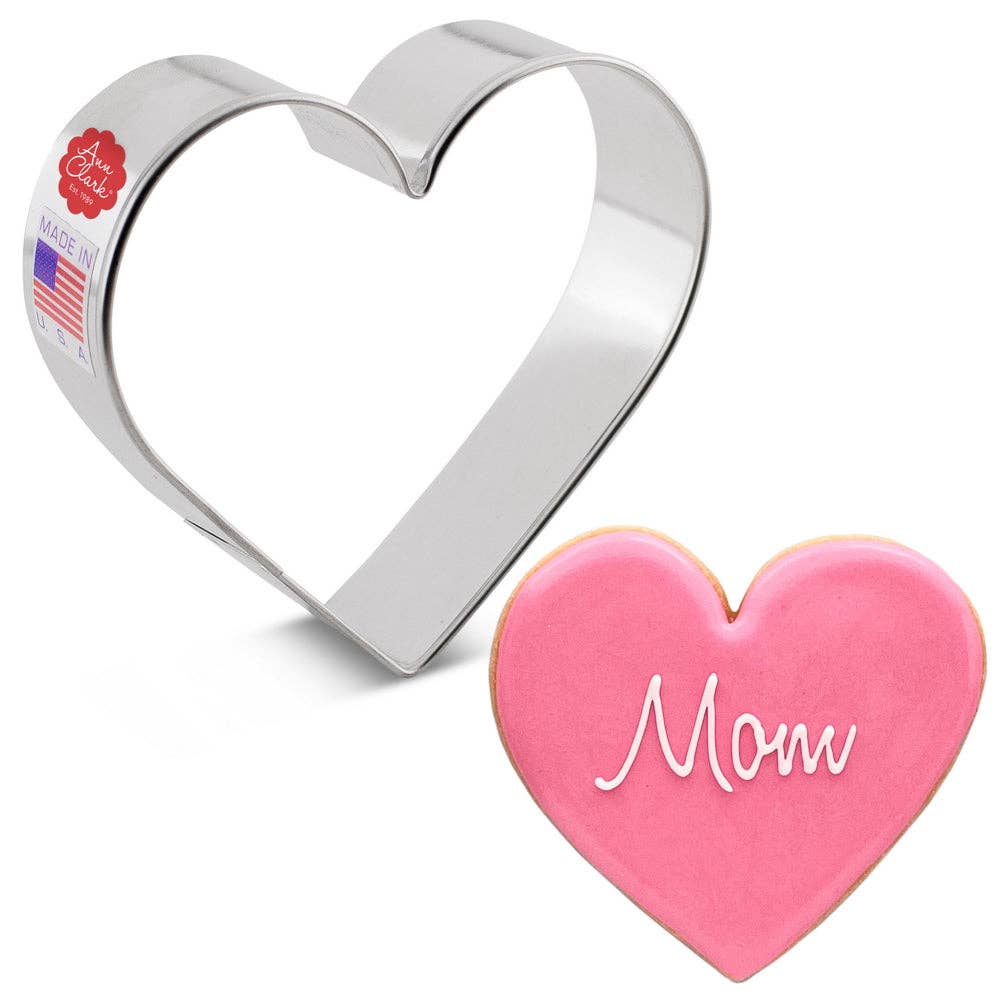 Heart Cookie Cutter, 3 3/8"- Ann Clark