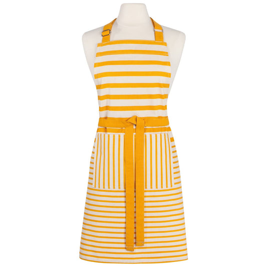 Awning Stripe Ochre Chef Apron- Now Designs by Danica