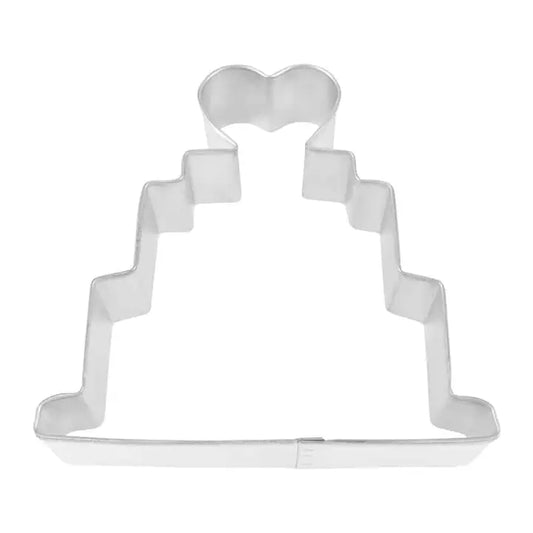 Wedding Cake Cookie Cutter, 4"- R&M