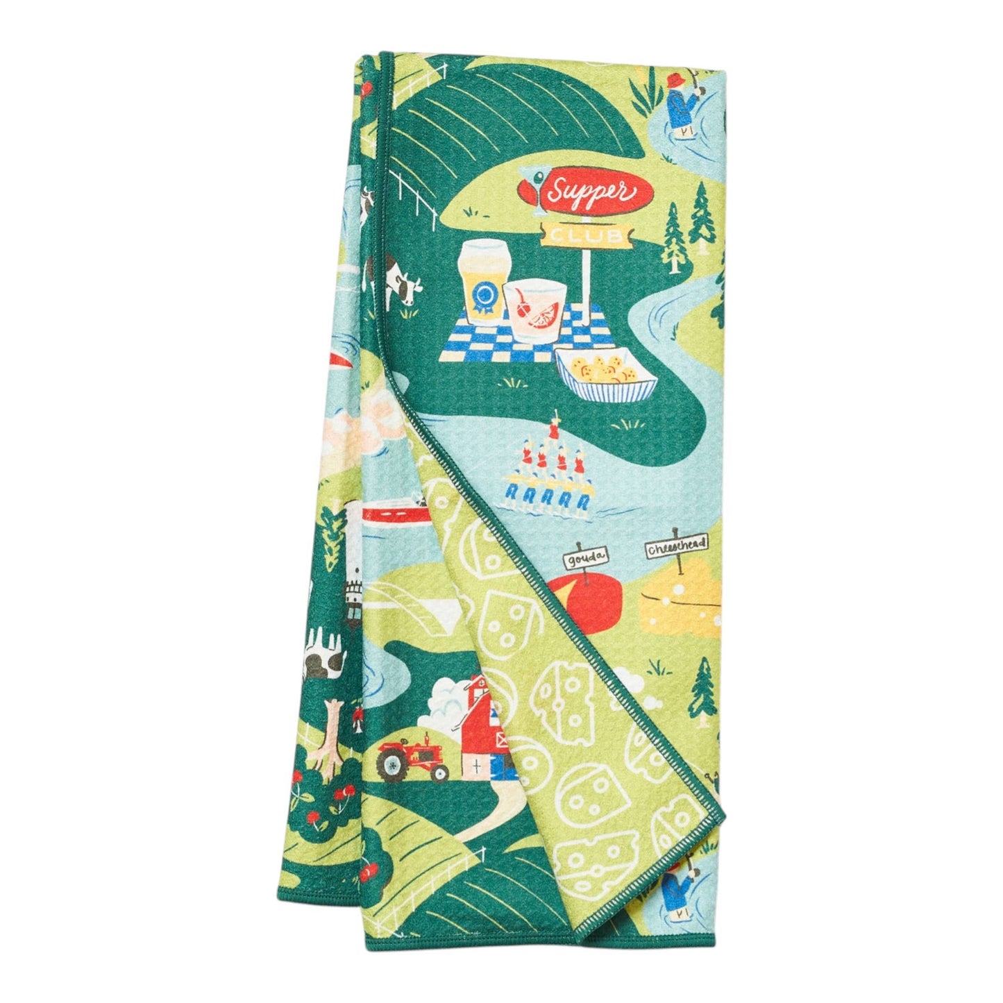 Signature Collection Wisconsin Anywhere Towel Reversible - Once Again Home Co.