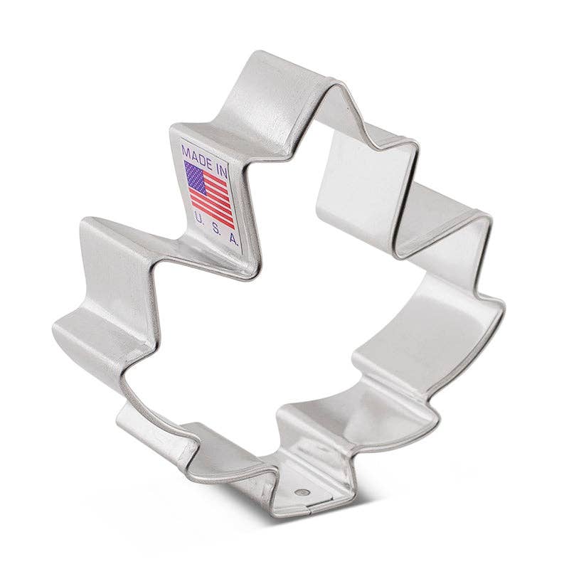 Small Maple Leaf Cookie Cutter, 2.75"- Ann Clark