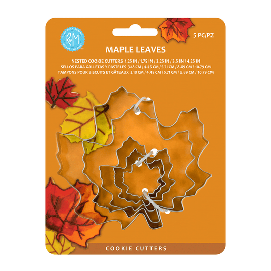 Maple Leaf 5 PC Cookie Cutter Set
