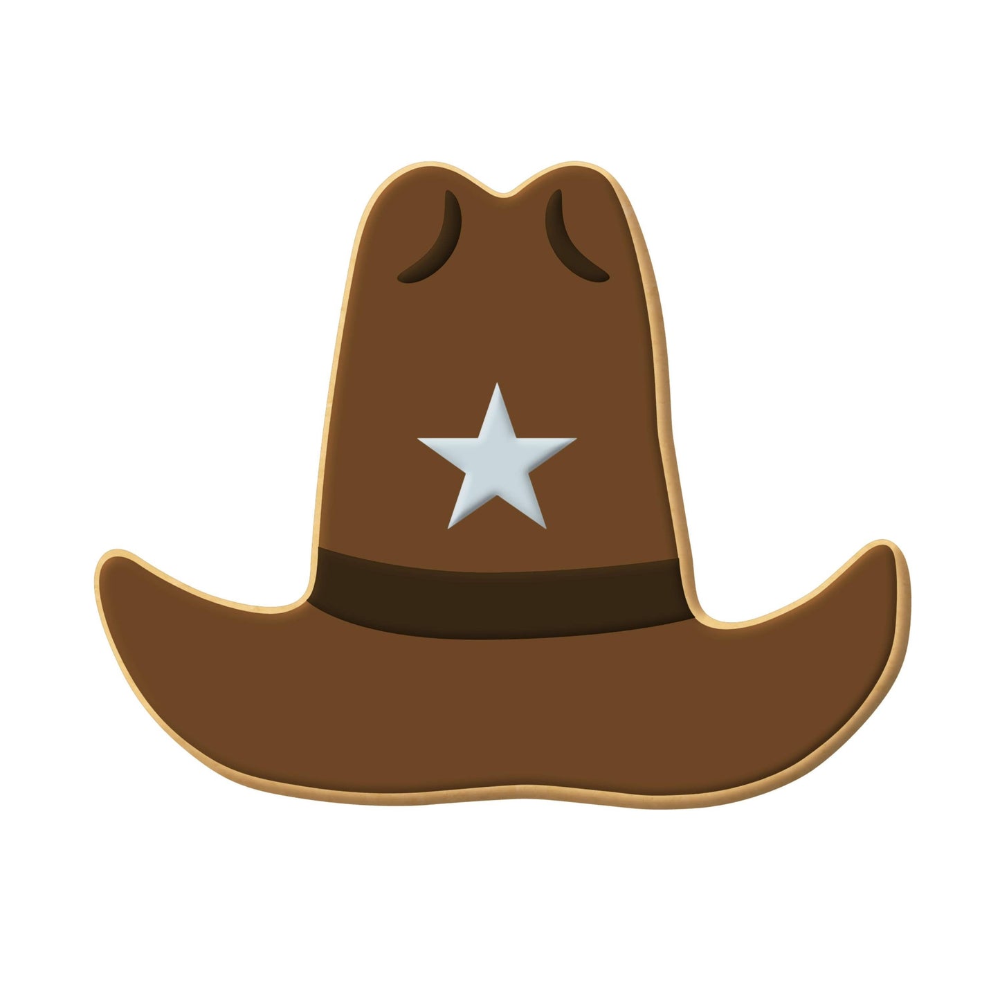 Mini Cowboy Hat Cookie Cutter, 1.75 "