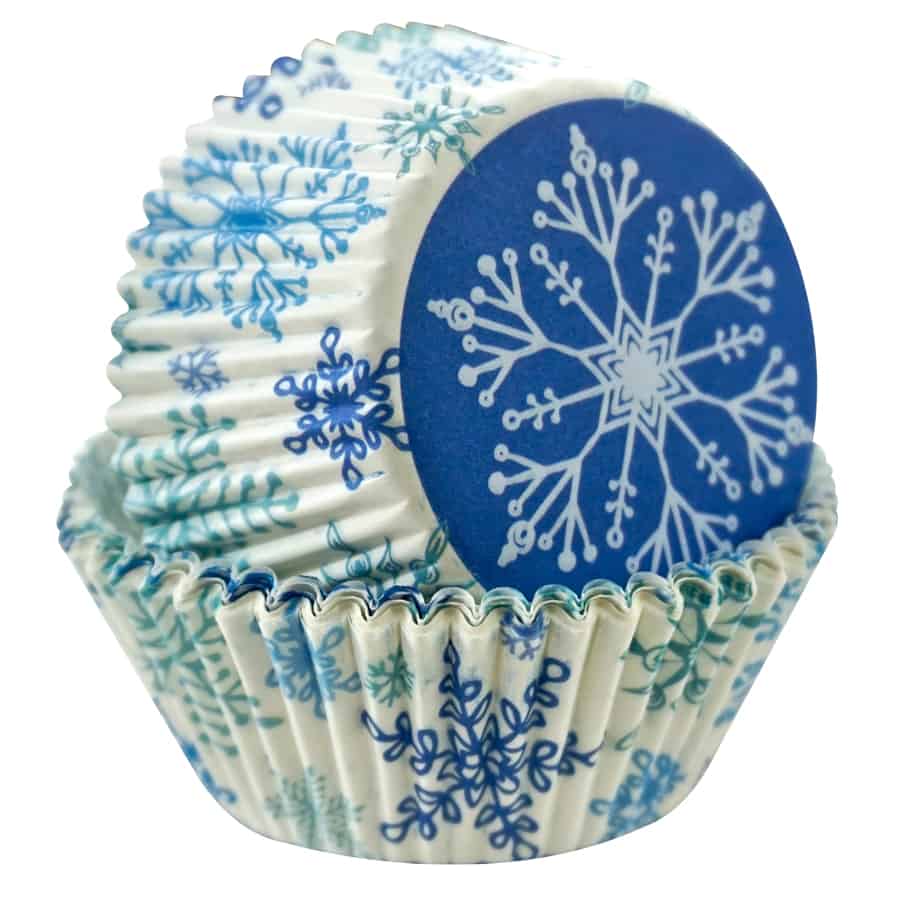 Cupcake Liners Winter, 50 count- R&M International
