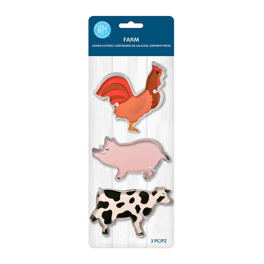 Farm 3pc Cookie Cutter Set - R&M