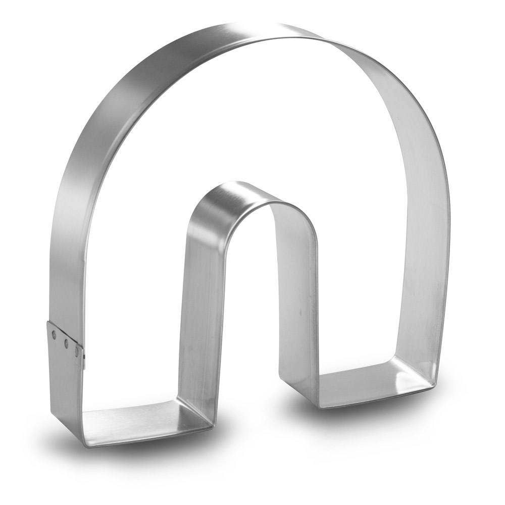 Rainbow Horseshoe Cookie Cutter 4.5"