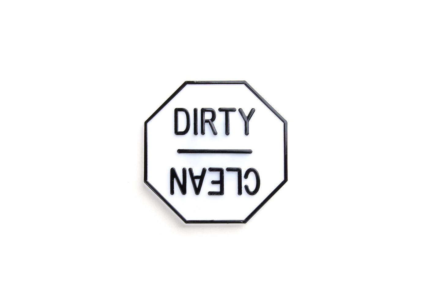 Clean or Dirty Dishwasher Magnet, 2.5" x 2.5" - Doughmakers