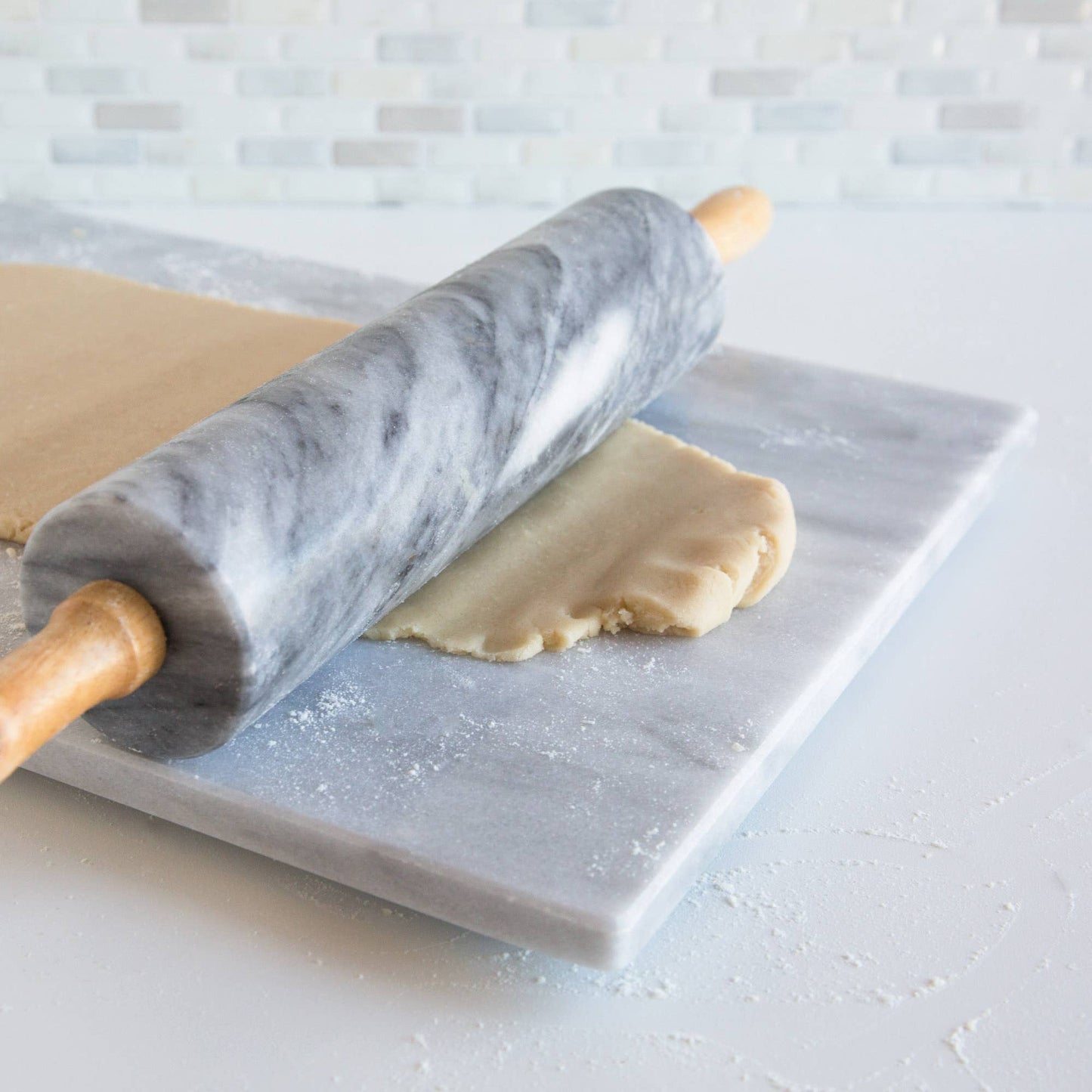 18” Marble Rolling Pin and Base - Fox Run