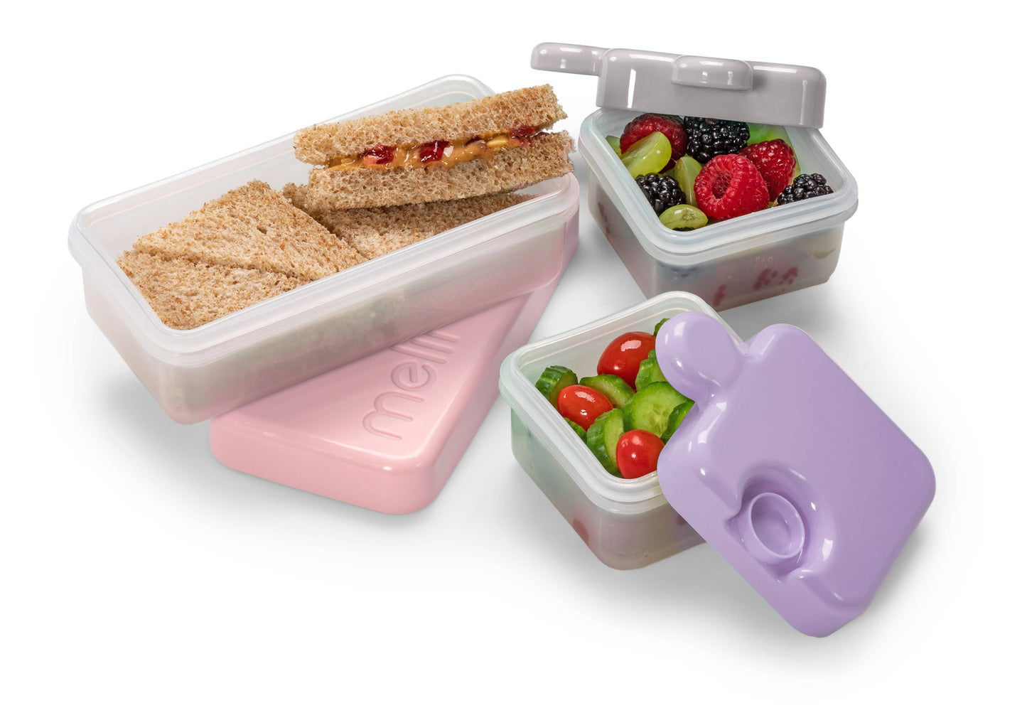 melii Puzzle Bento Box Food Storage Container for Kids, BPA-Free