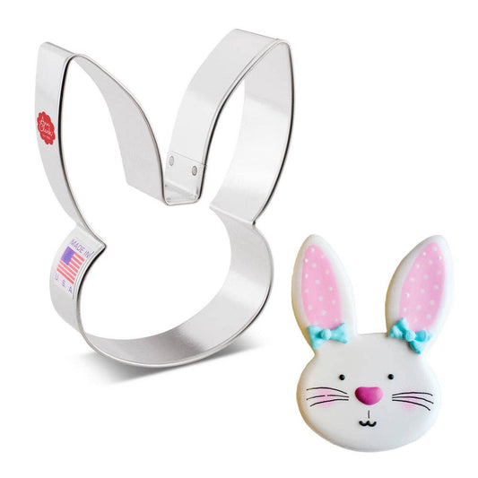 Bunny Head Cookie Cutter (4")- Ann Clark