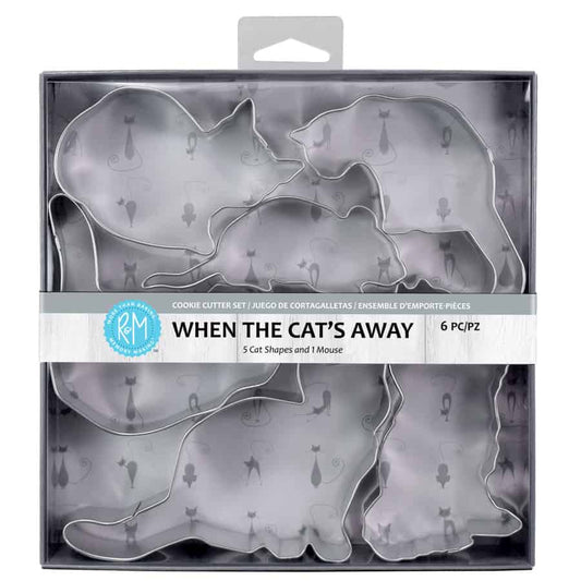 When the Cats Away 6 PC Cookie Cutter Set- R&M